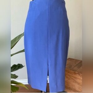 White House Black Market Pencil Skirt in Size 10 Blue